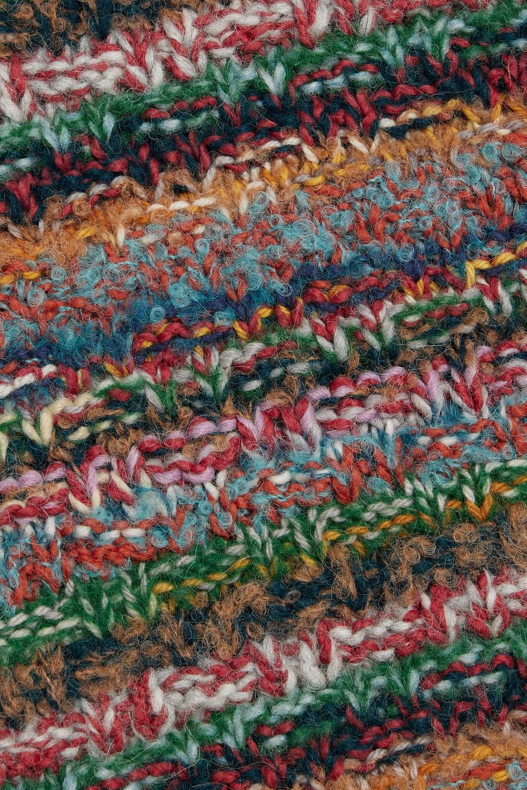 THE ELDER STATESMAN Chaos striped jacquard-knit sweater