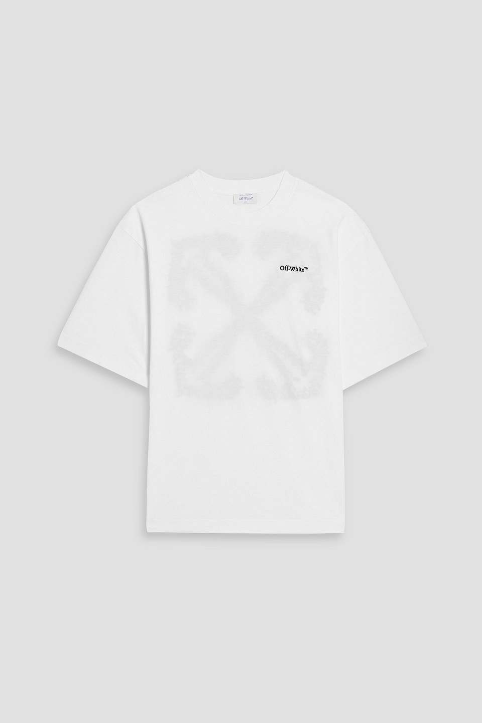 Logo-embroidered cotton-jersey T-shirt