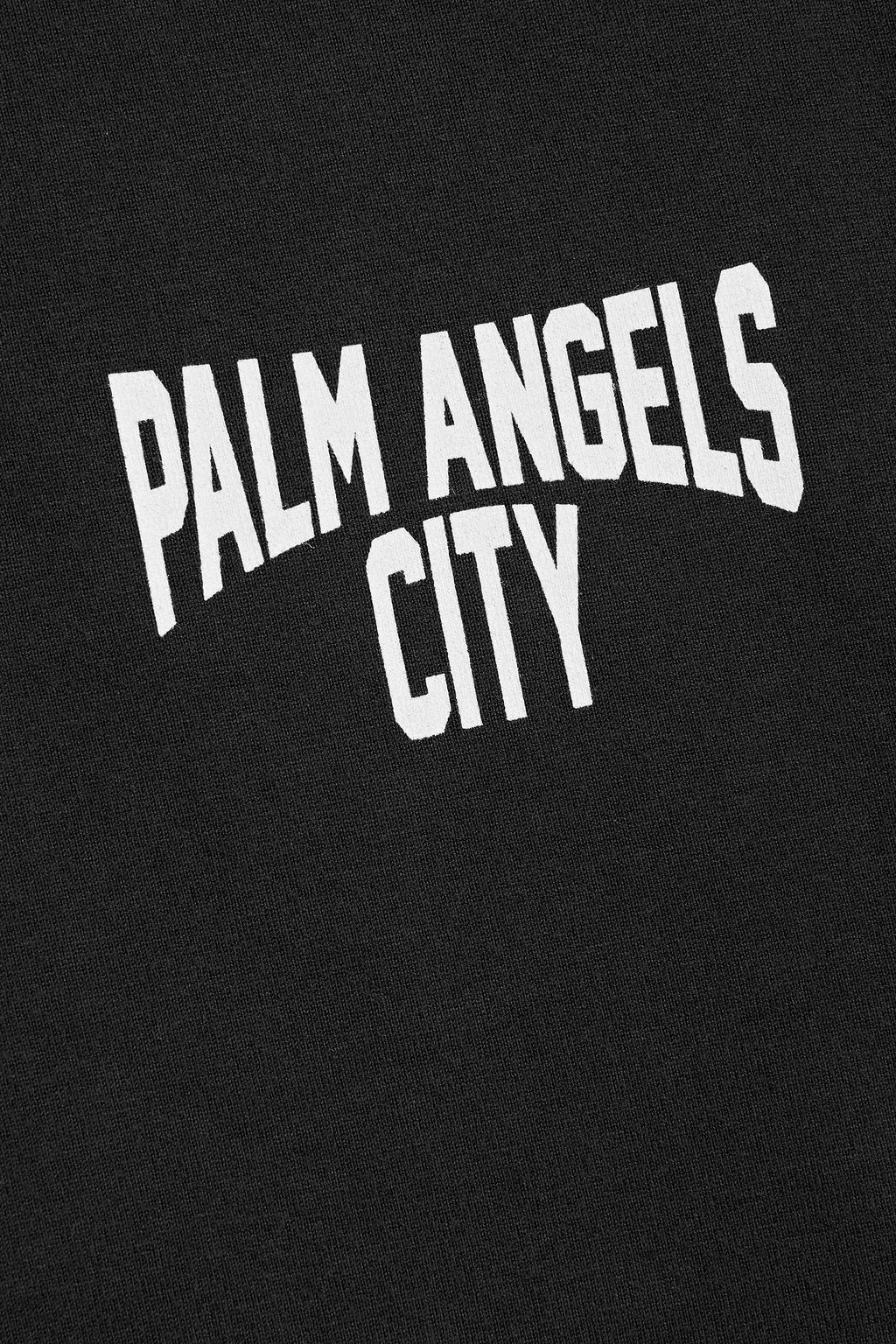 PALM ANGELS City logo-print washed cotton-jersey T-shirt
