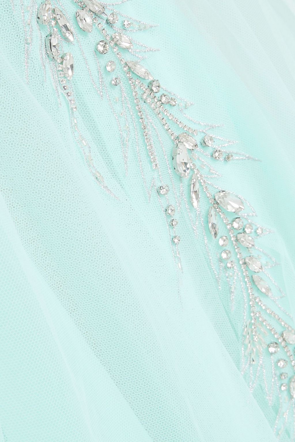 BADGLEY MISCHKA Embellished tulle gown