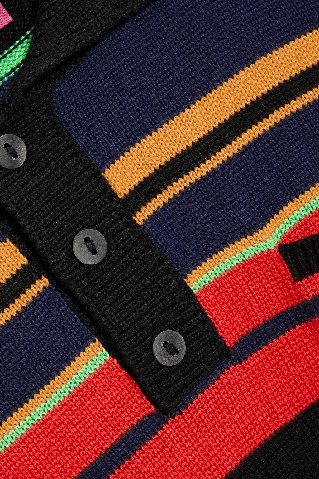 THE ELDER STATESMAN قميص بولو "سكالي" من مزيج من القطن بتصميم مخطط
