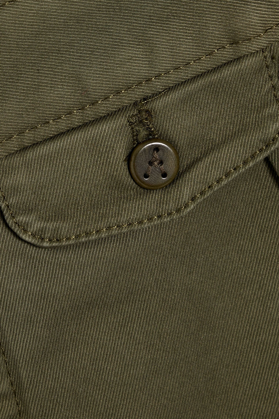 Alex Mill Standard Tapered Cotton-blend Twill Chinos In Green