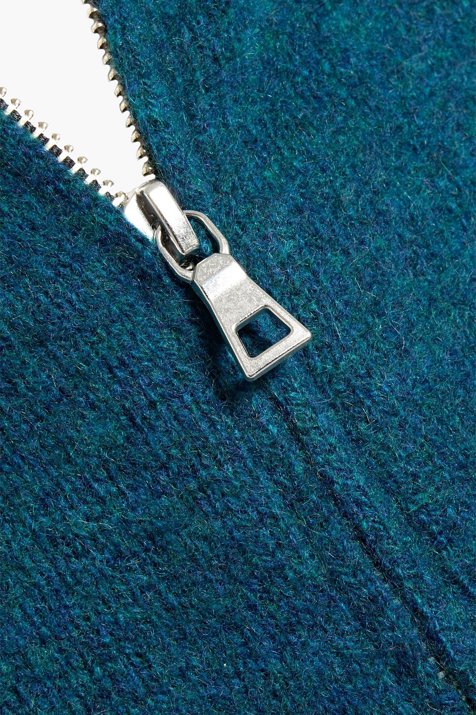 The Elder Statesman Cashmere Zip-up Hoodie In Blue