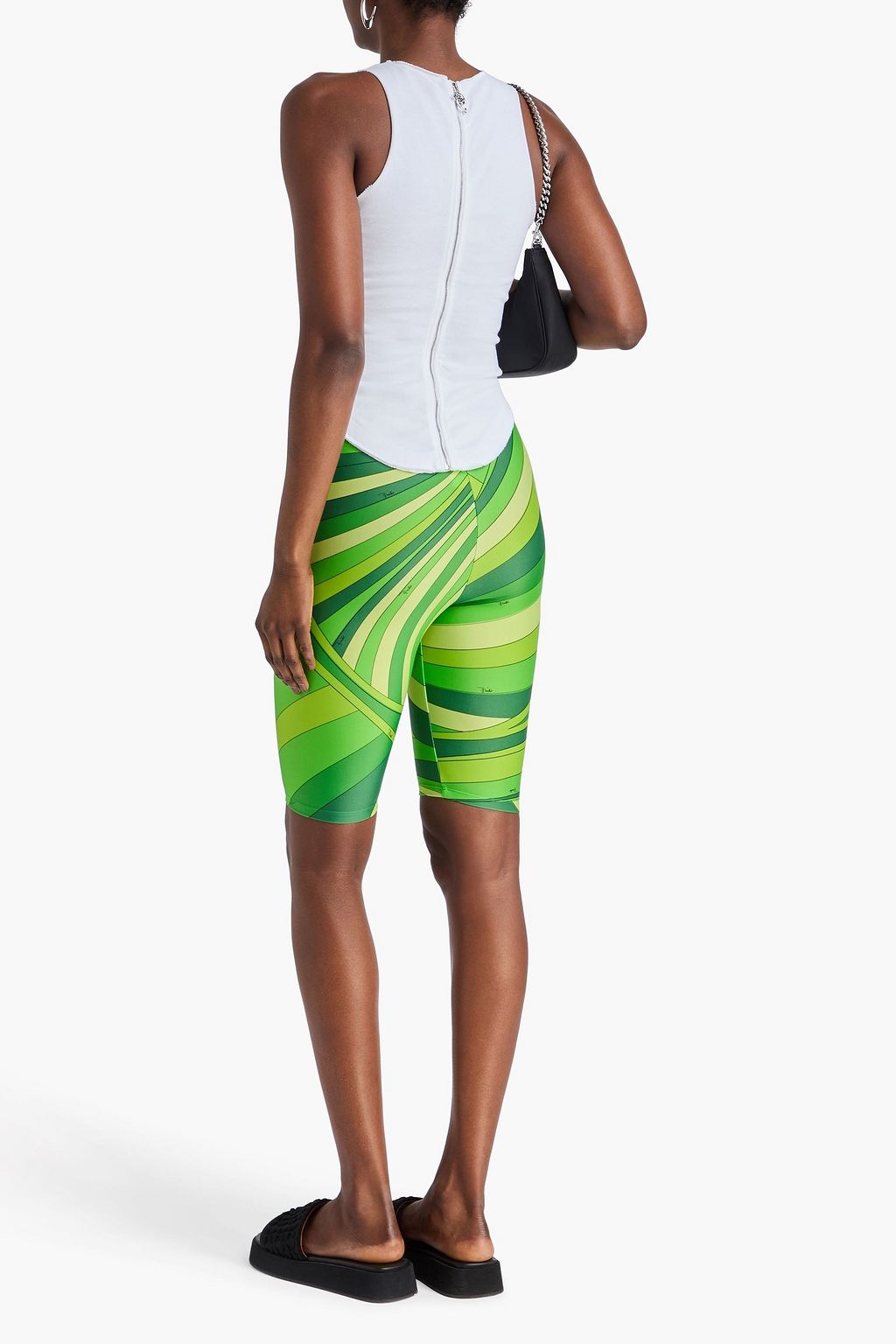 PUCCI Tanktop aus Baumwoll-Jersey mit Applikationen