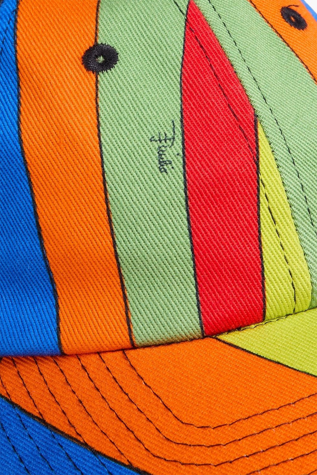 PUCCI Printed twill baseball cap