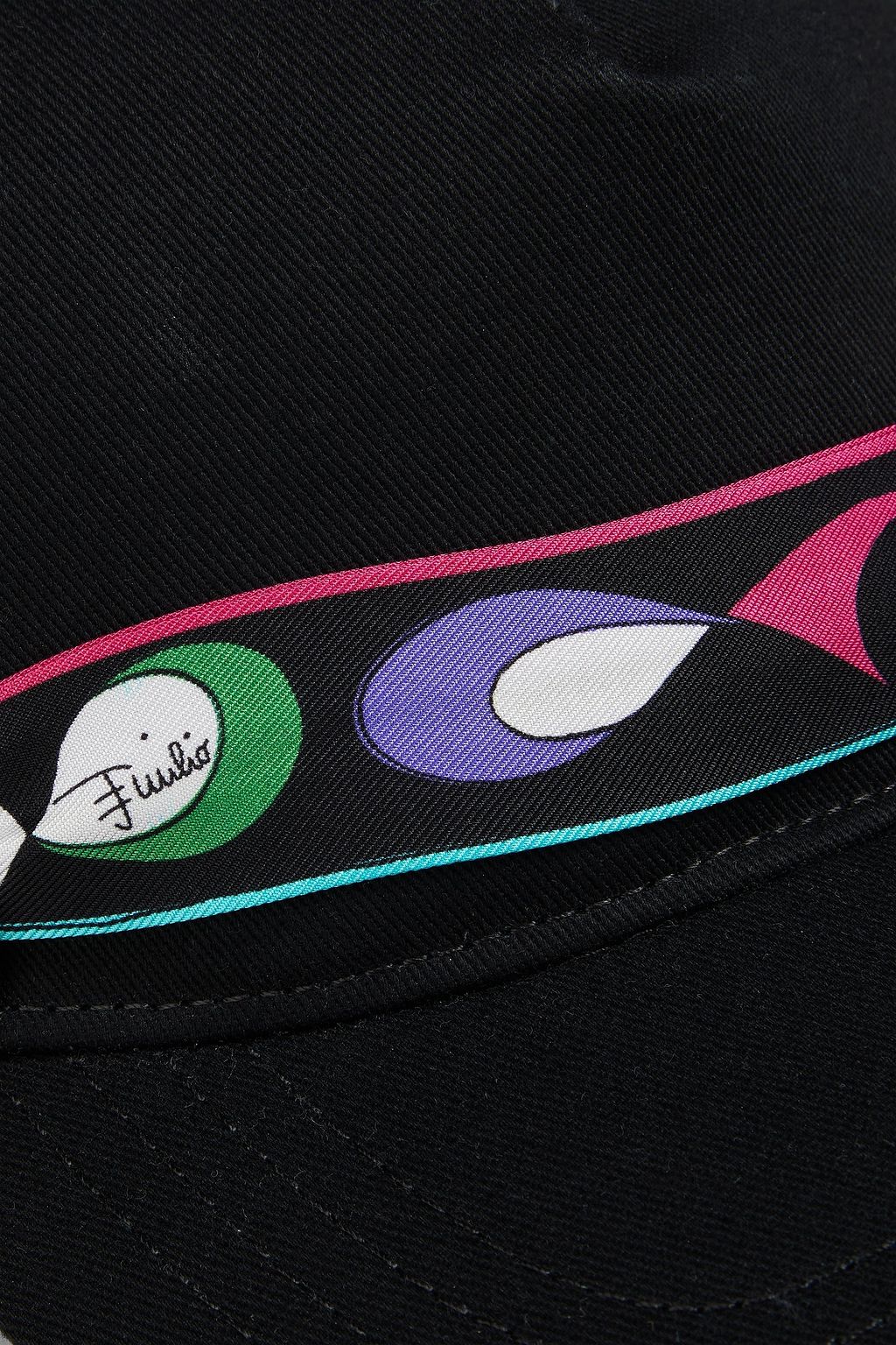 PUCCI Printed twill baseball cap