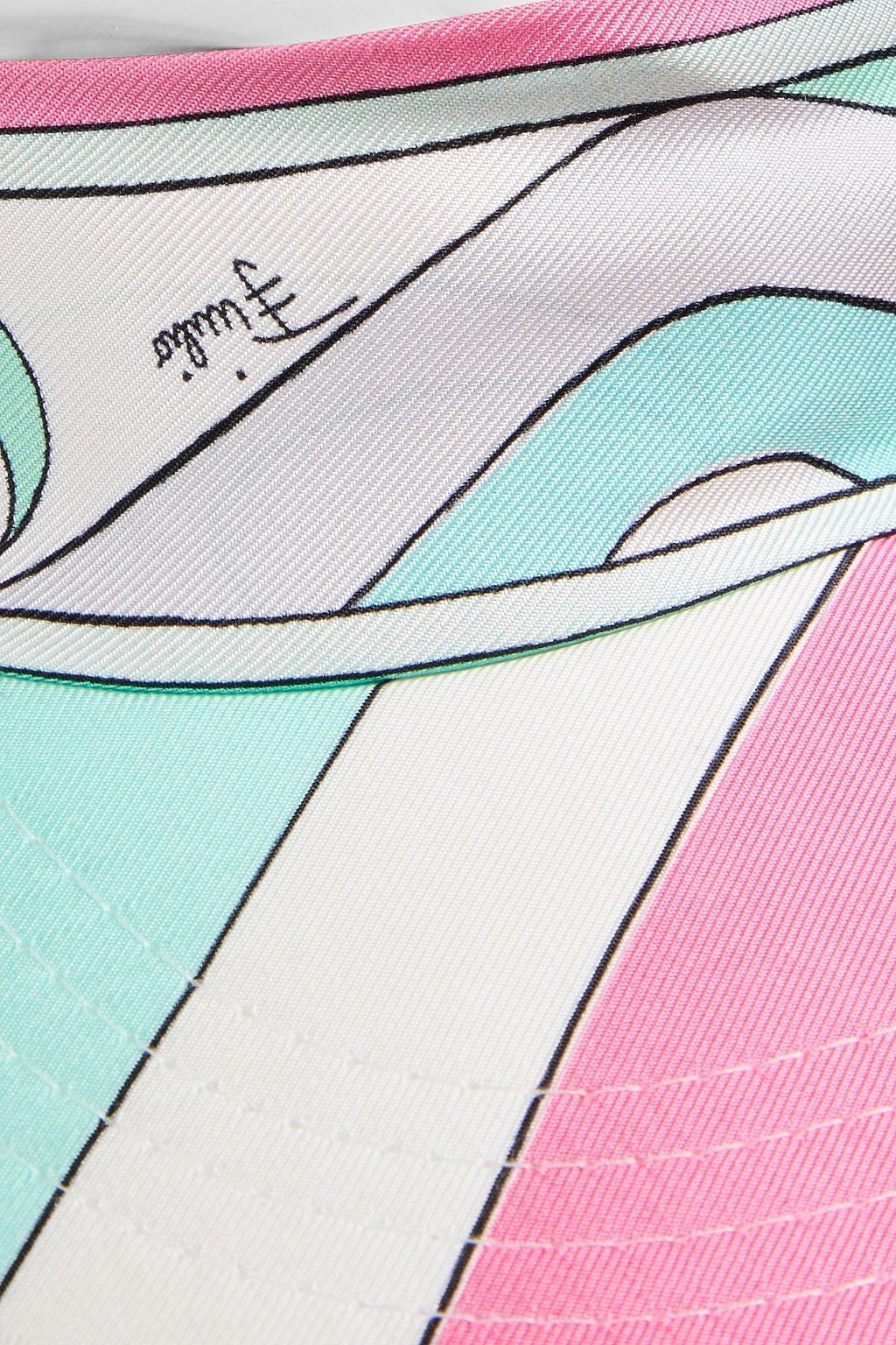 PUCCI Visor aus Twill mit Print