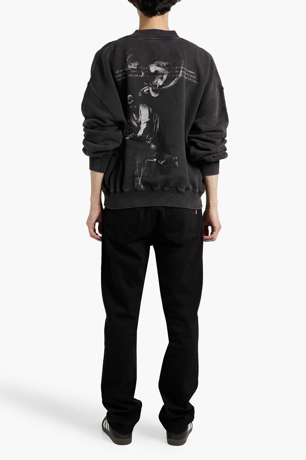 OFF-WHITE™ Printed cotton-jersey sweatshirt