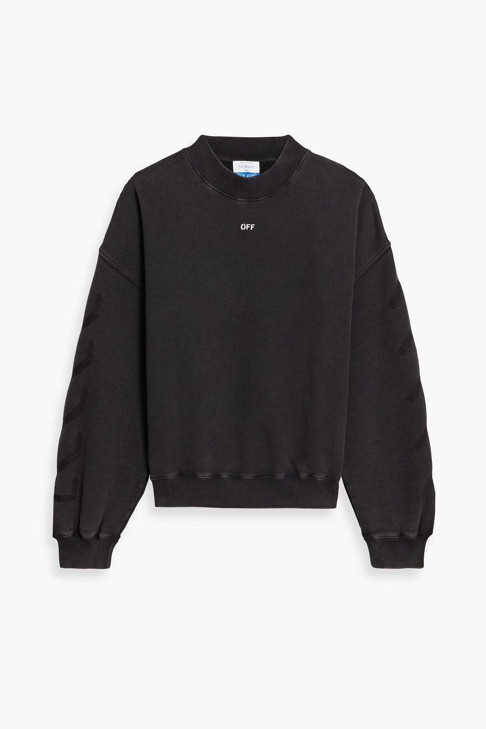 Printed cotton-jersey sweatshirt
