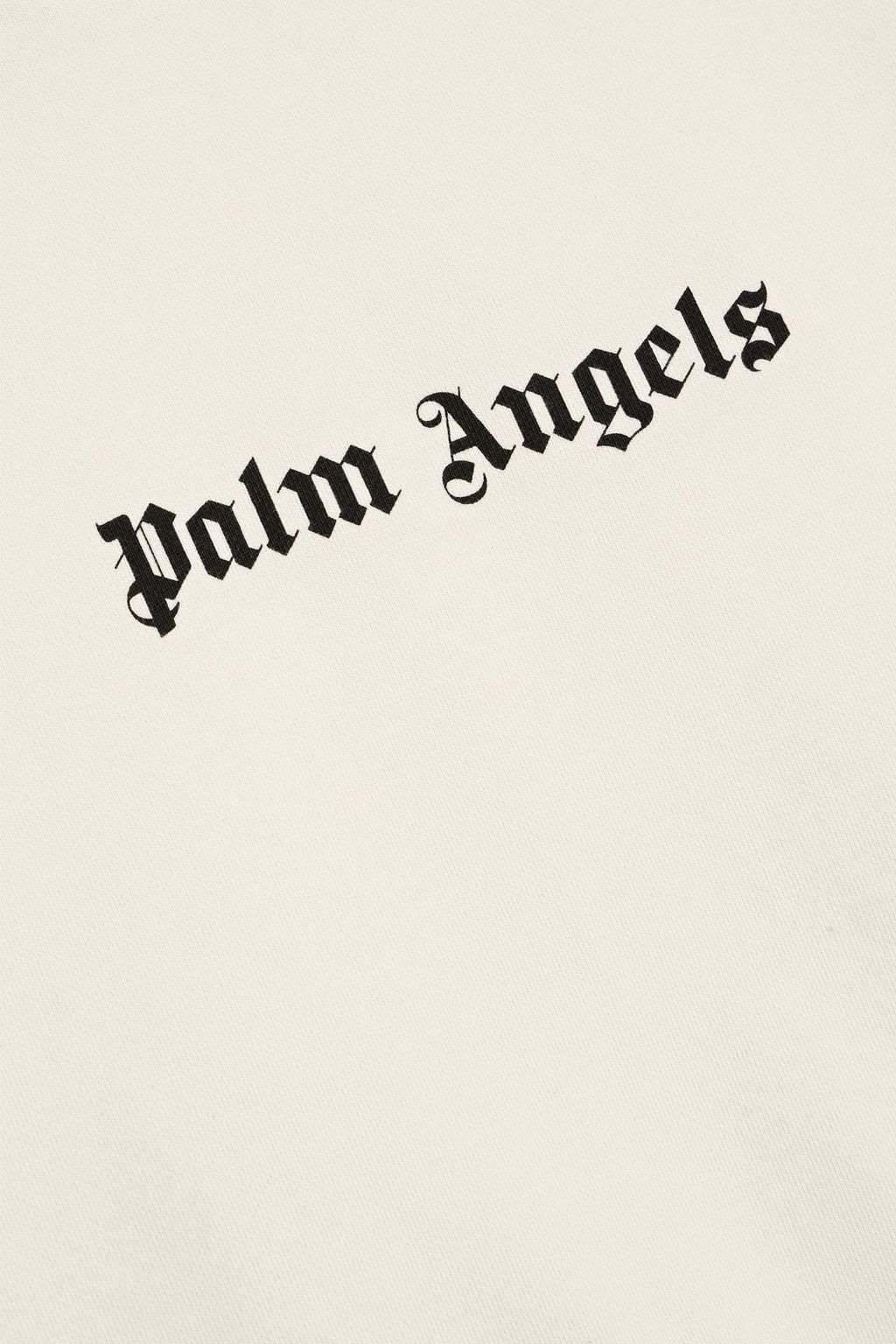 PALM ANGELS Logo-print French cotton-terry sweatshirt