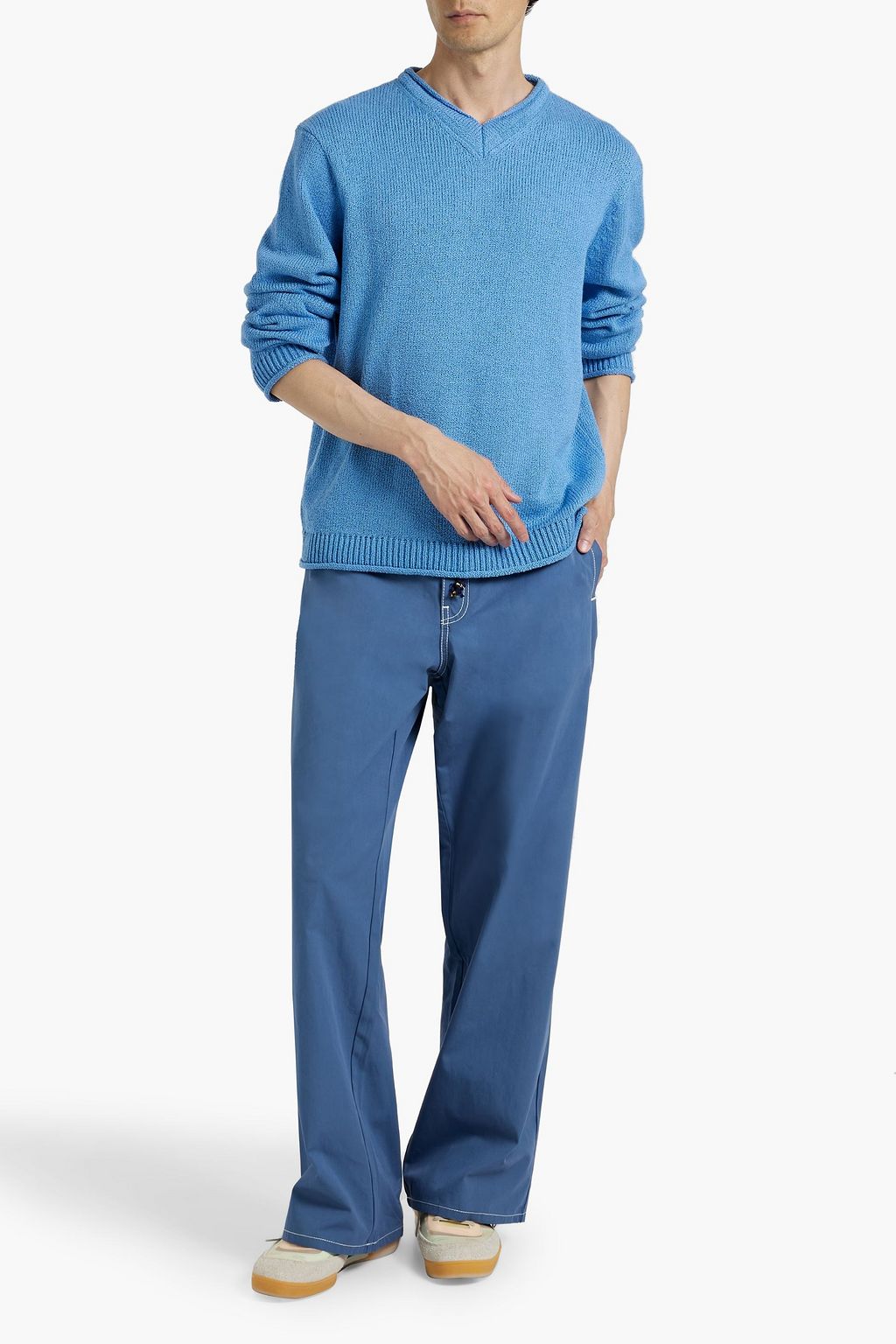 THE ELDER STATESMAN Nora Pullover aus Baumwolle