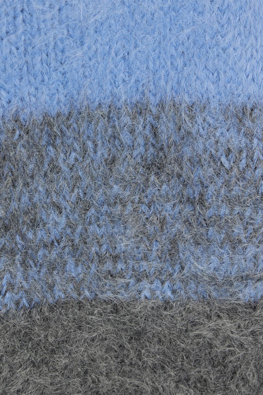 THE ELDER STATESMAN كنزة "ثيستل" من مزيج صوف الألبكة بتصميم مخطط