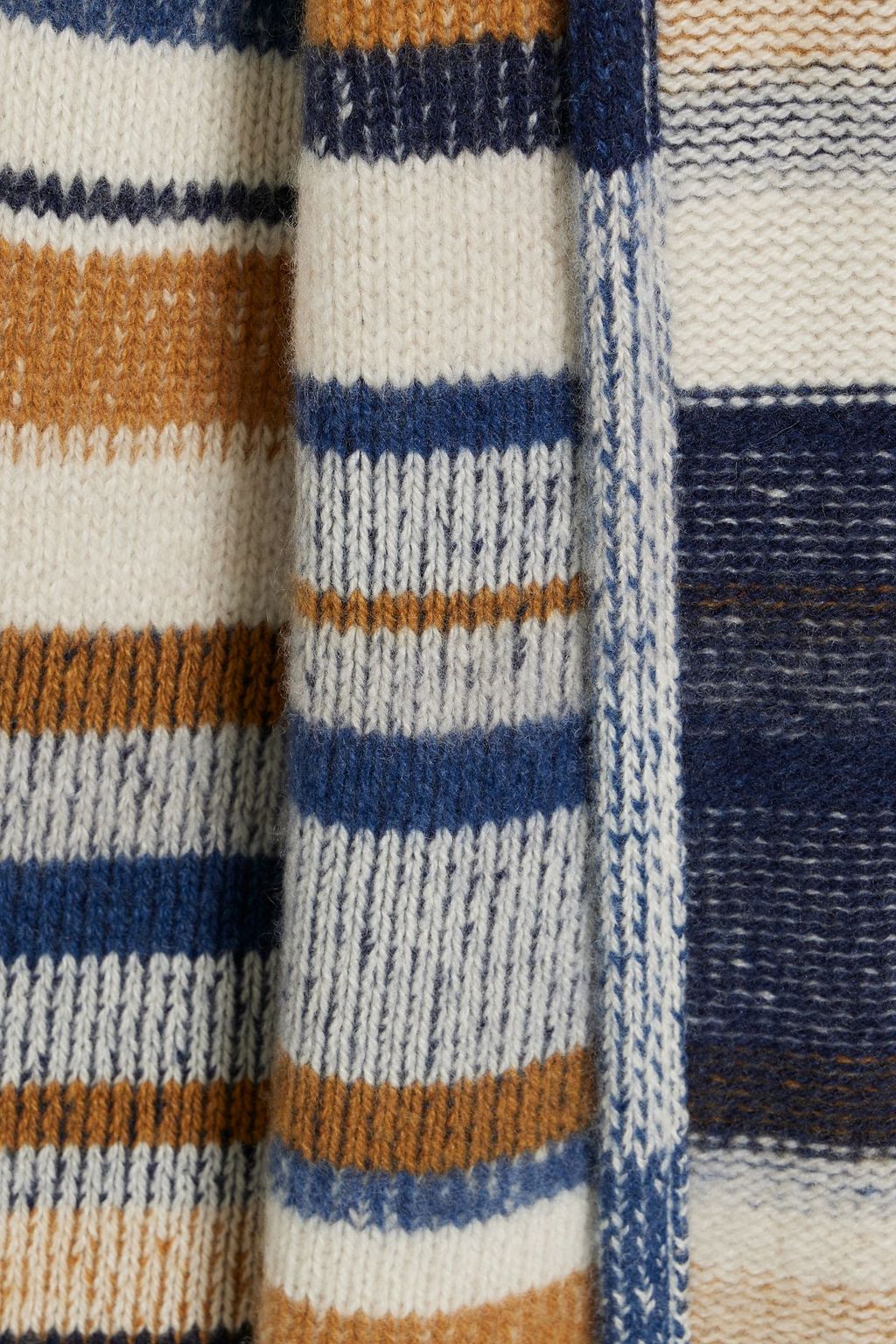 THE ELDER STATESMAN Cardigan aus Jacquard-Strick aus Kaschmir mit Streifen