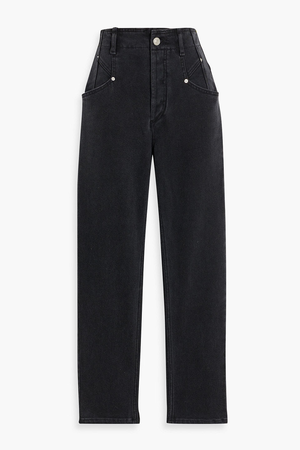 Isabel Marant Niliane Cropped High-rise Slim-leg Jeans