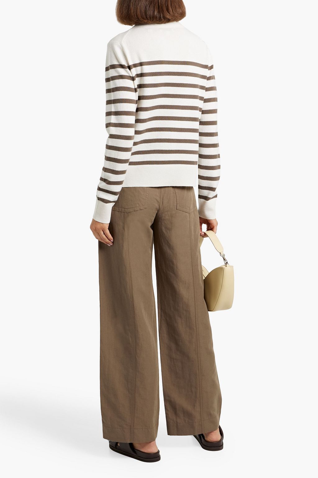 VINCE. Canvas wide-leg pants
