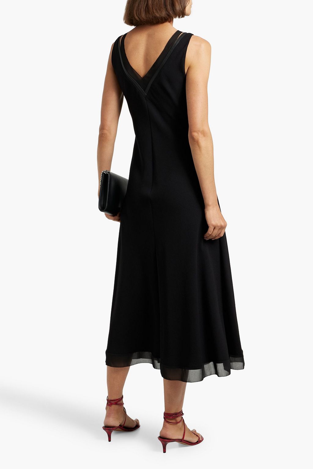 VINCE. Crepe midi dress