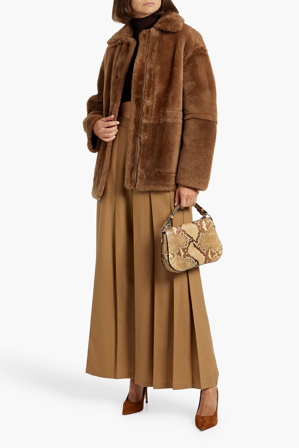 VINCE. Reversible shearling jacket