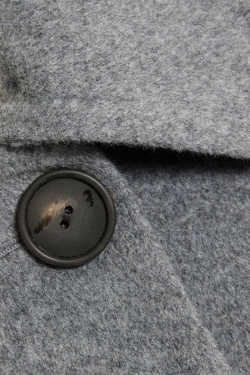 VINCE. Wool-blend felt coat