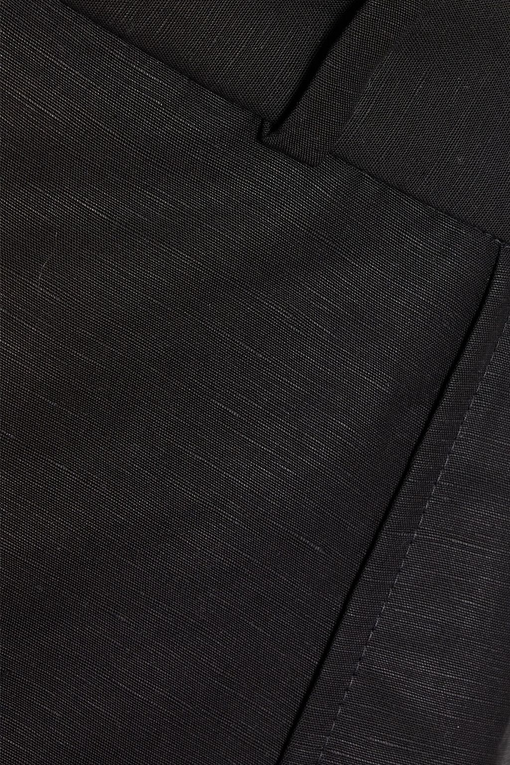TOTEME Lyocell and linen-blend shorts