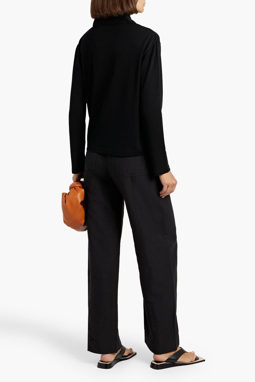 VINCE. Canvas wide-leg pants