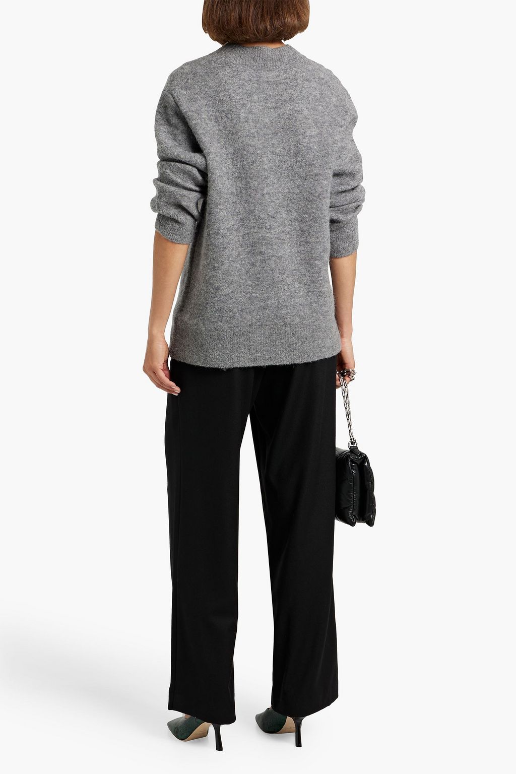 VINCE. Flannel wide-leg pants