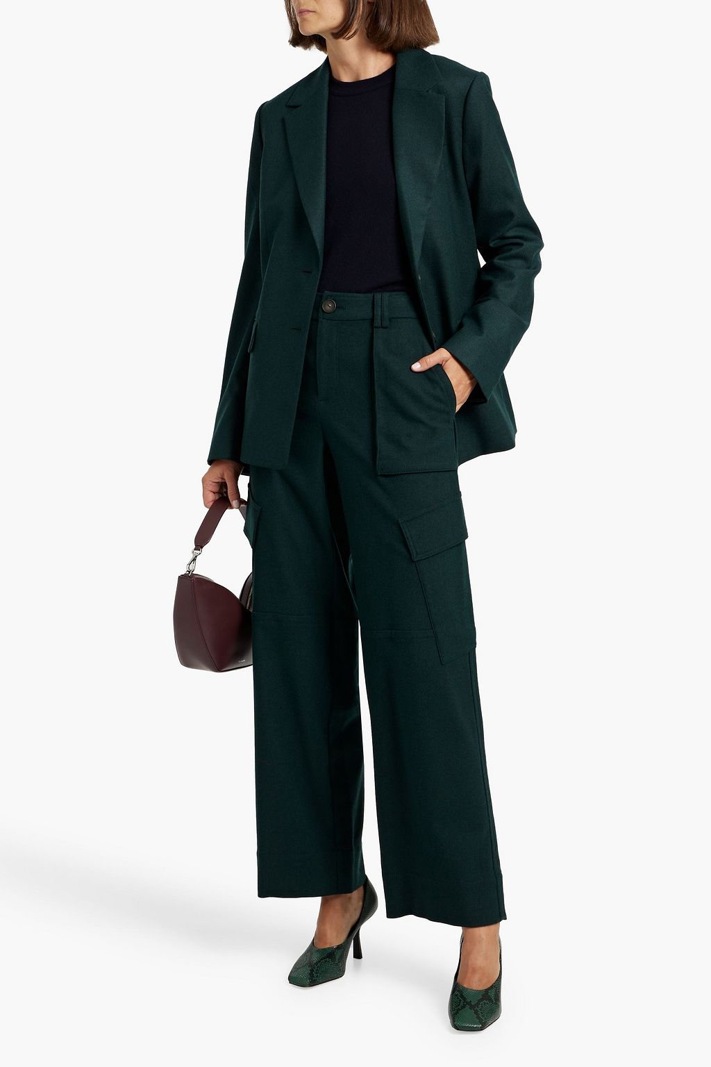 VINCE. Twill blazer