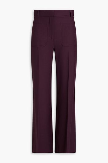 VICTORIA BECKHAM ツイル ワイドレッグパンツ