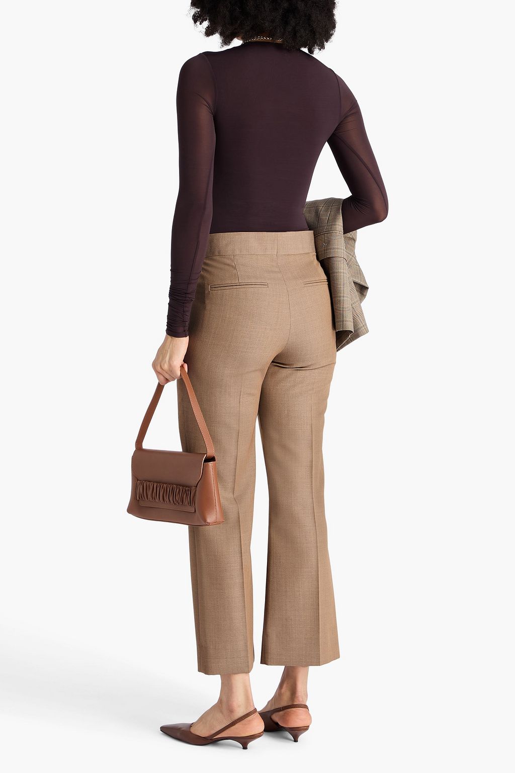 VICTORIA BECKHAM Wool kick-flare pants