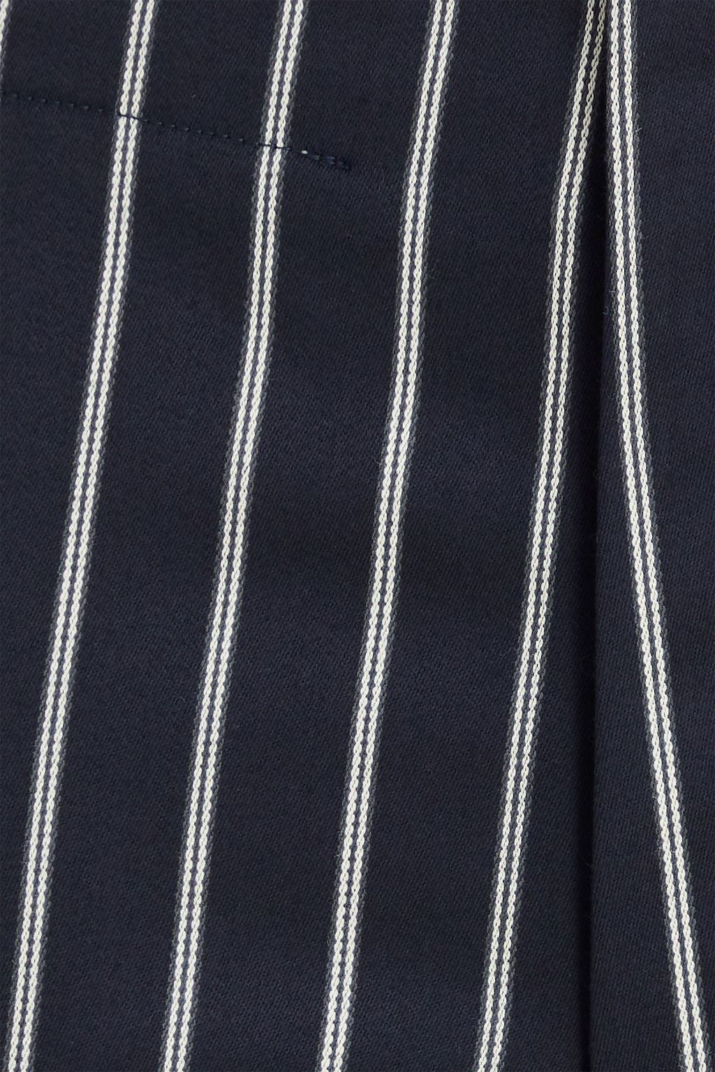 VICTORIA BECKHAM Striped wool and cotton-blend jacquard tapered pants