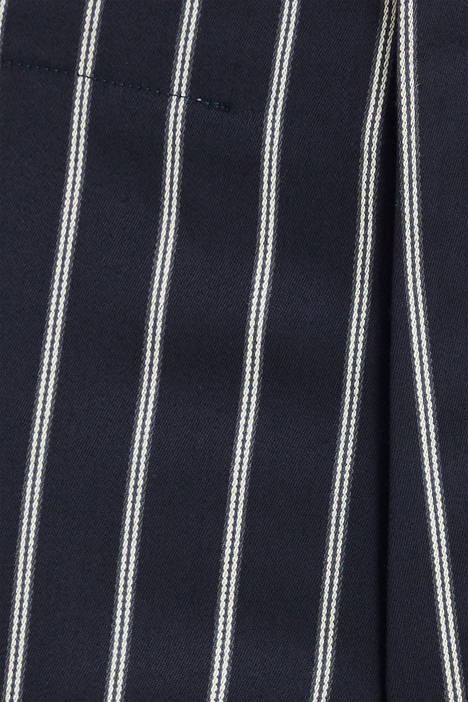Victoria Beckham Striped Wool And Cotton-blend Jacquard Tapered Pants In Black