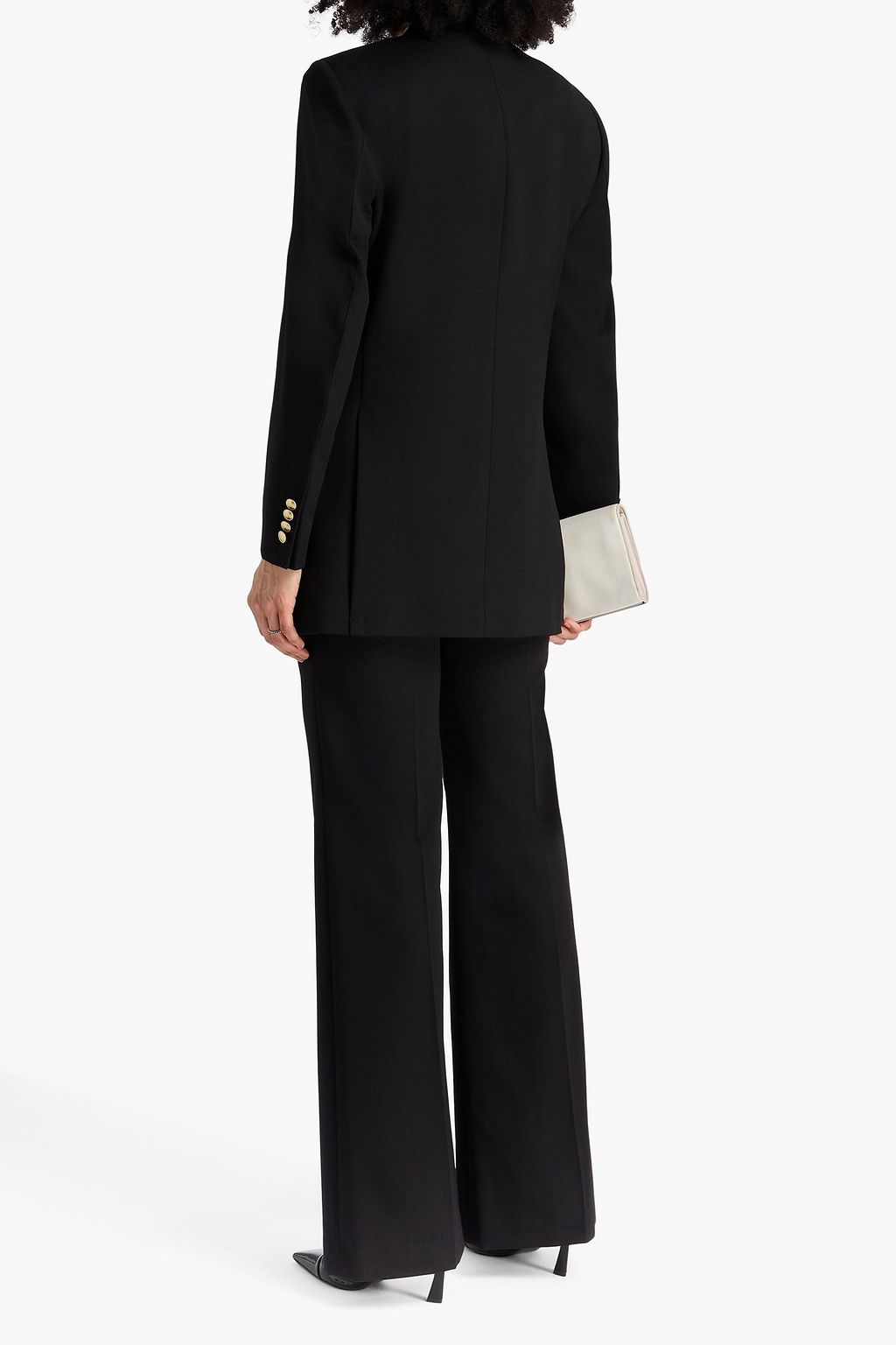VICTORIA BECKHAM Double-breasted grain de poudre blazer