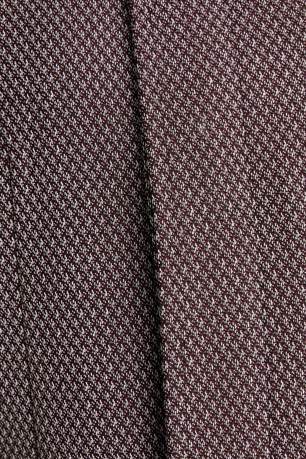 VICTORIA BECKHAM Wool-jacquard coat
