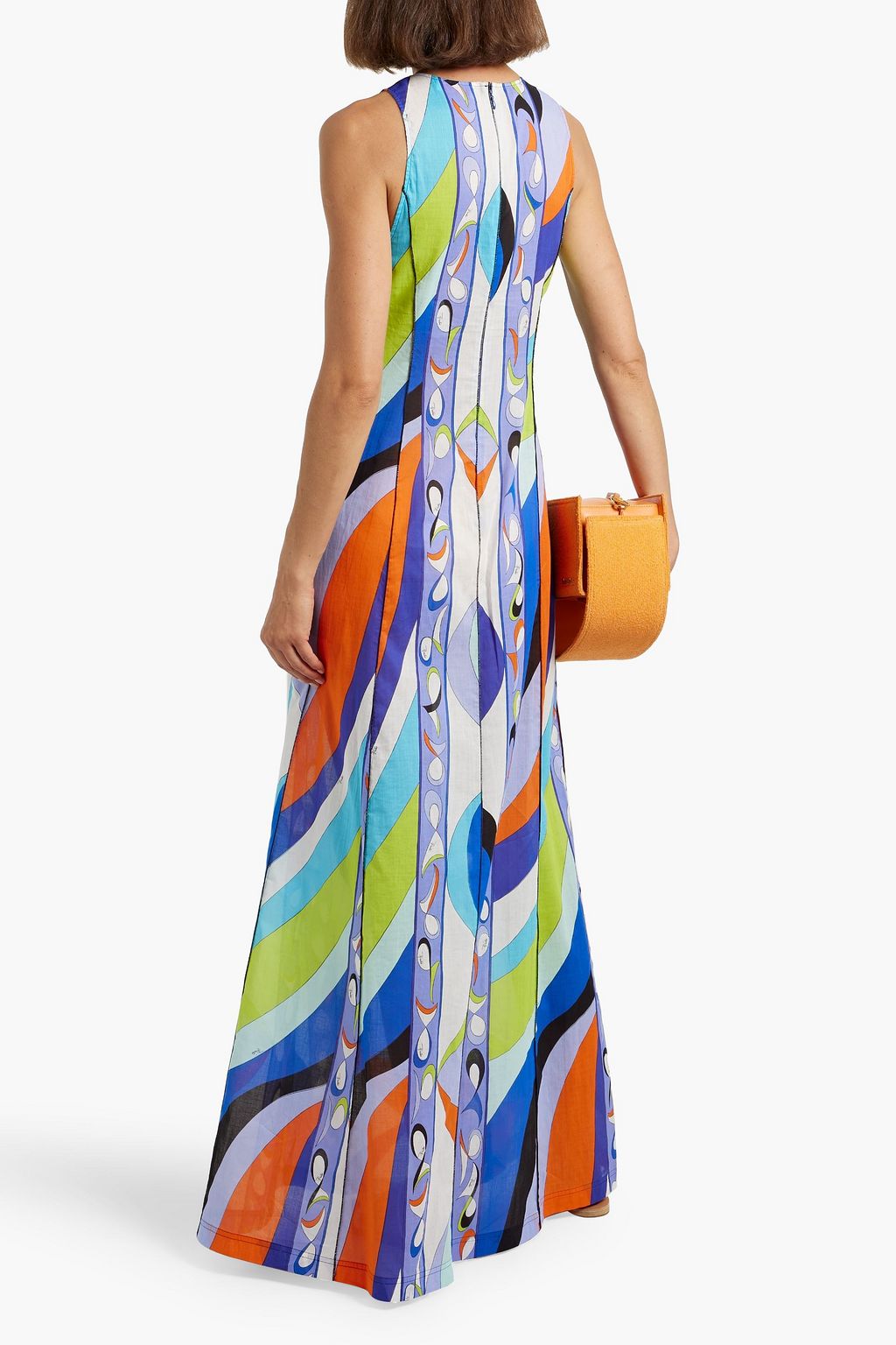PUCCI Printed cotton-gauze maxi dress