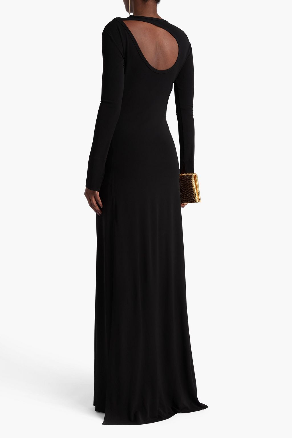 VICTORIA BECKHAM Cutout jersey maxi dress