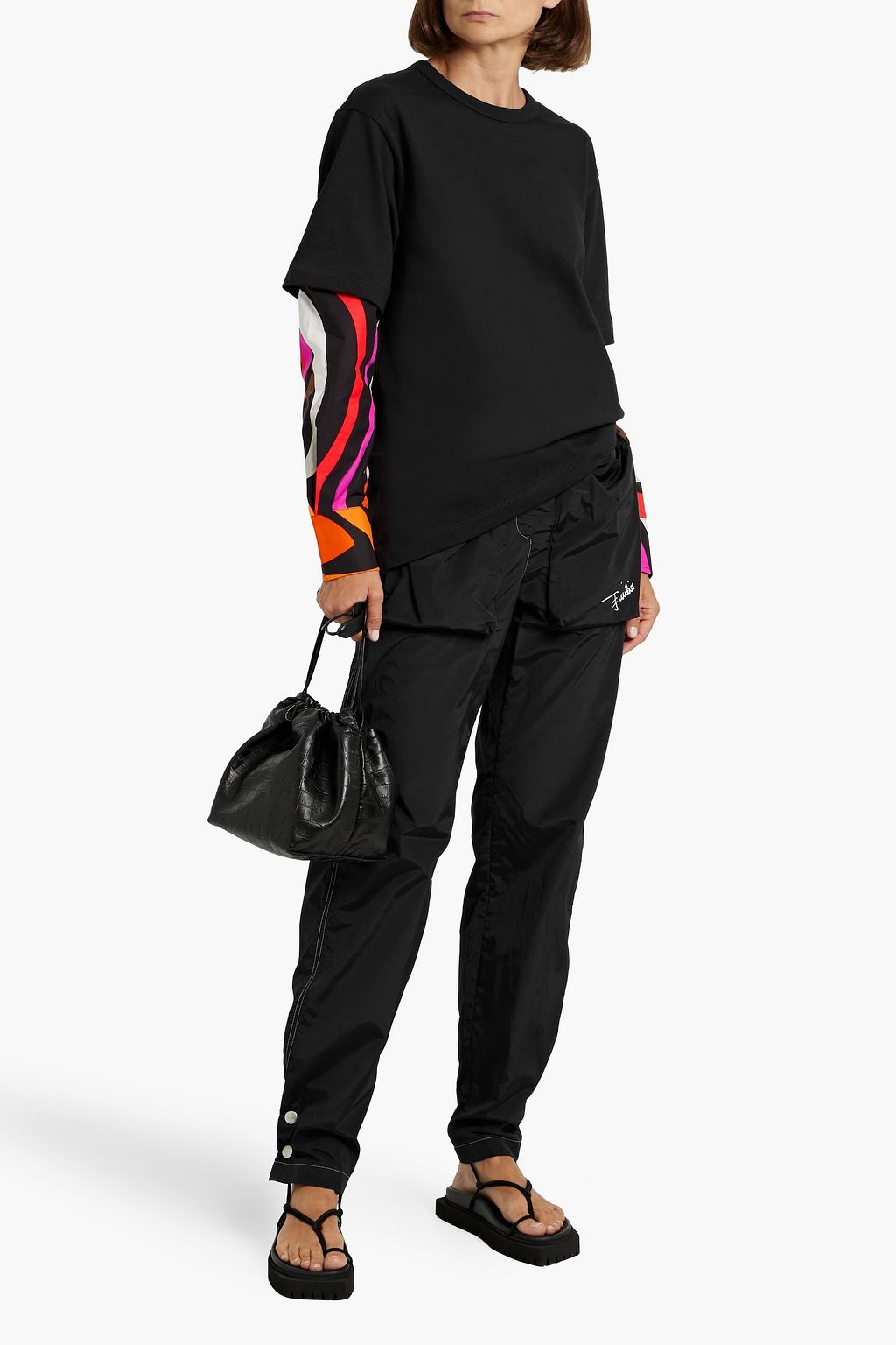PUCCI Taffeta tapered pants
