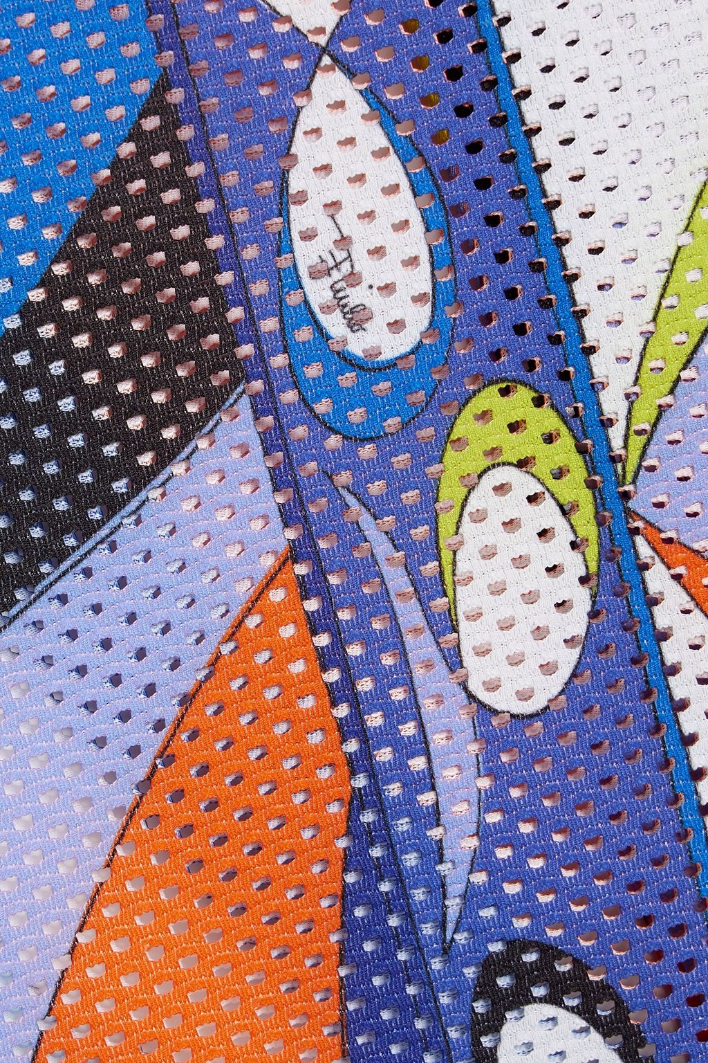 PUCCI Printed mesh tank