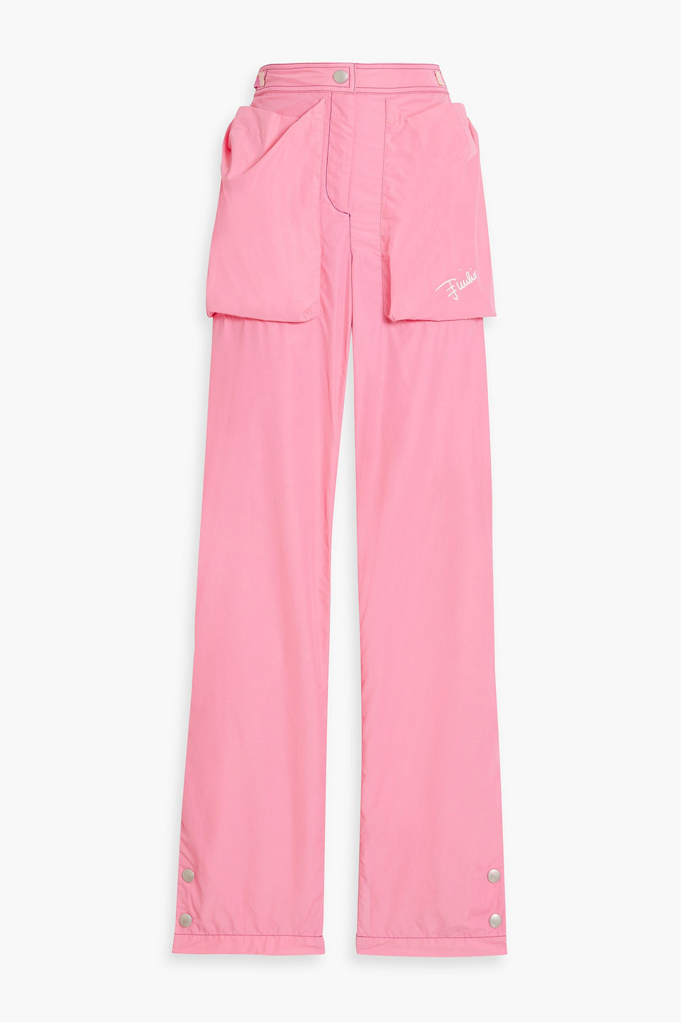 Taffeta tapered pants