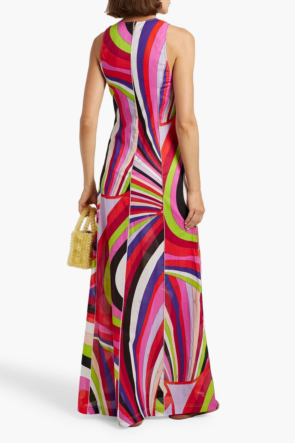 PUCCI Printed cotton-gauze maxi dress