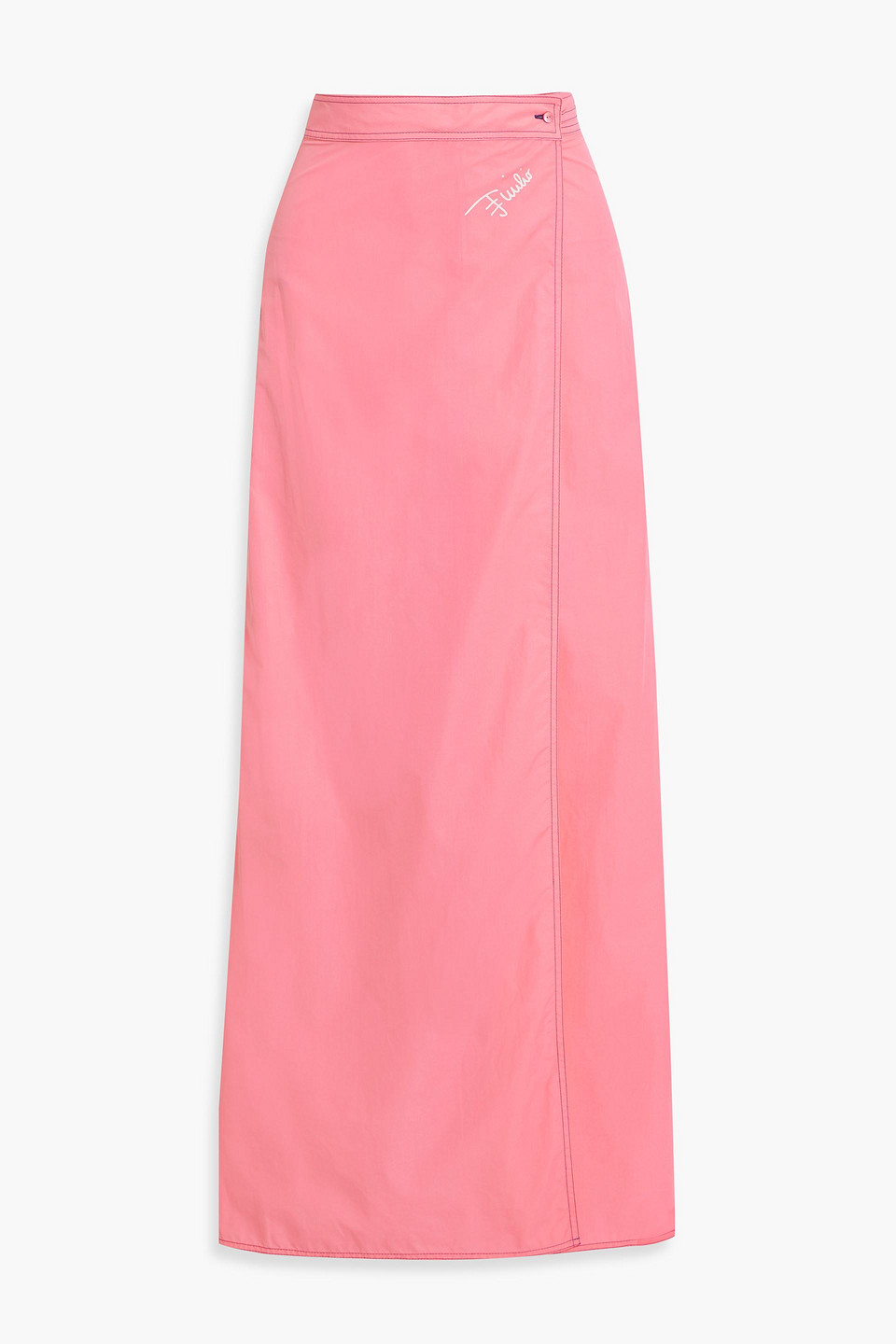 Pucci Taffeta Maxi Wrap Skirt