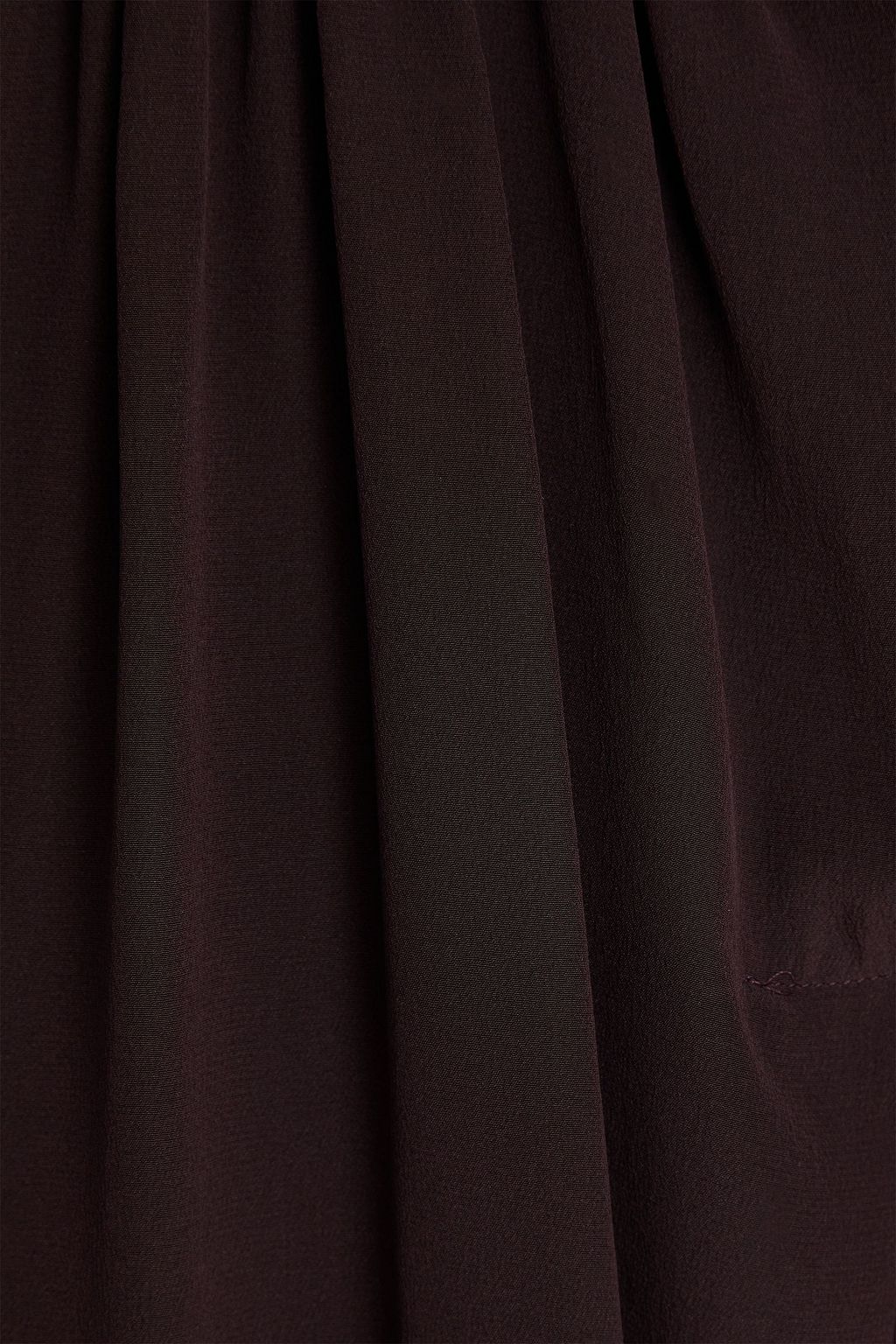 VICTORIA BECKHAM Ruffled silk crepe de chine blouse