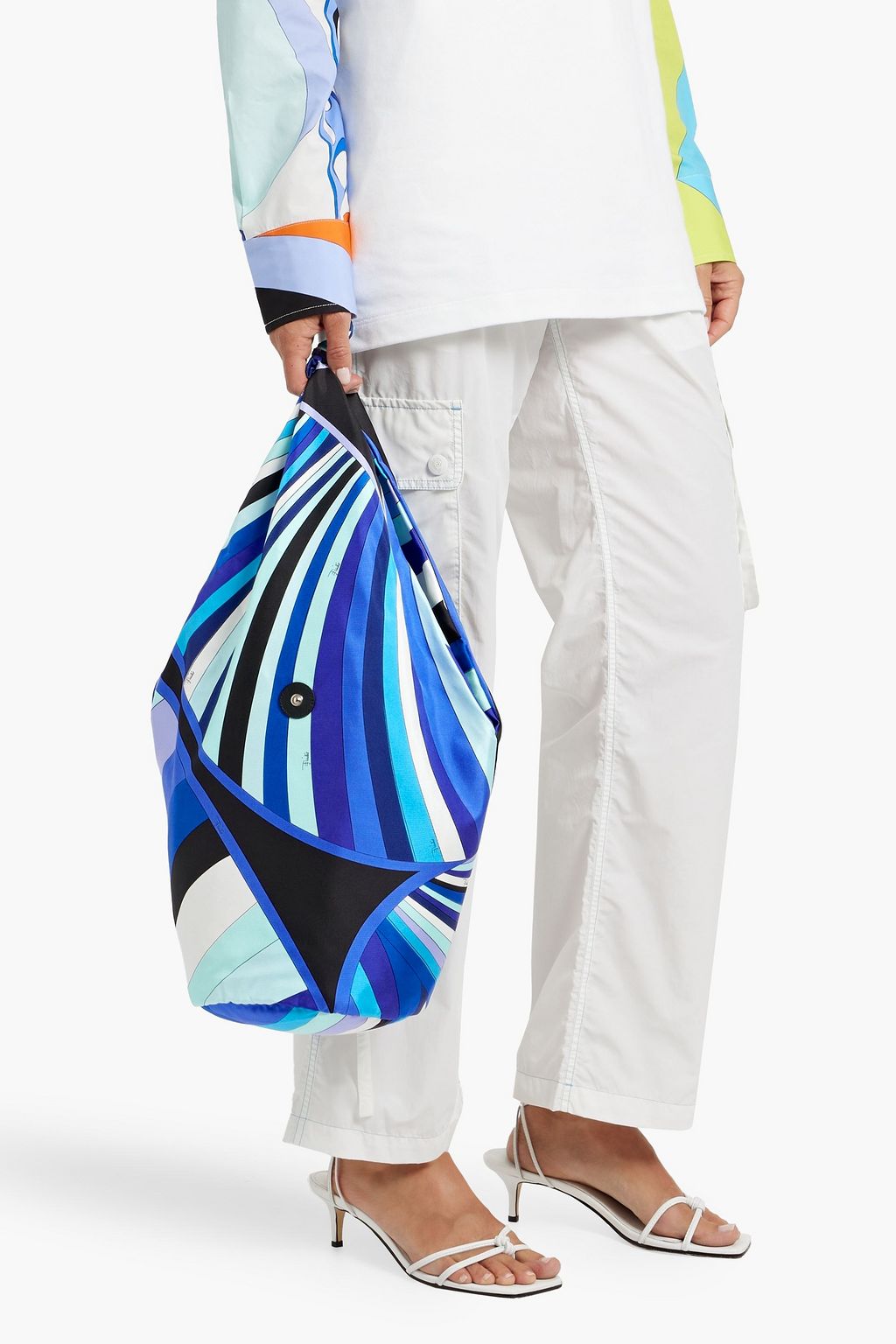 PUCCI Printed twill tote