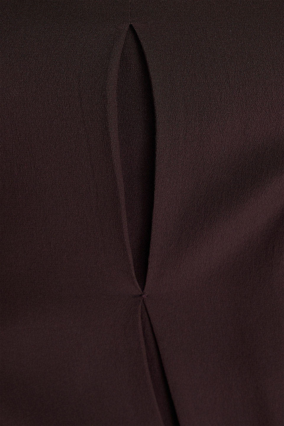 Victoria Beckham Pleated Silk Crepe De Chine Blouse