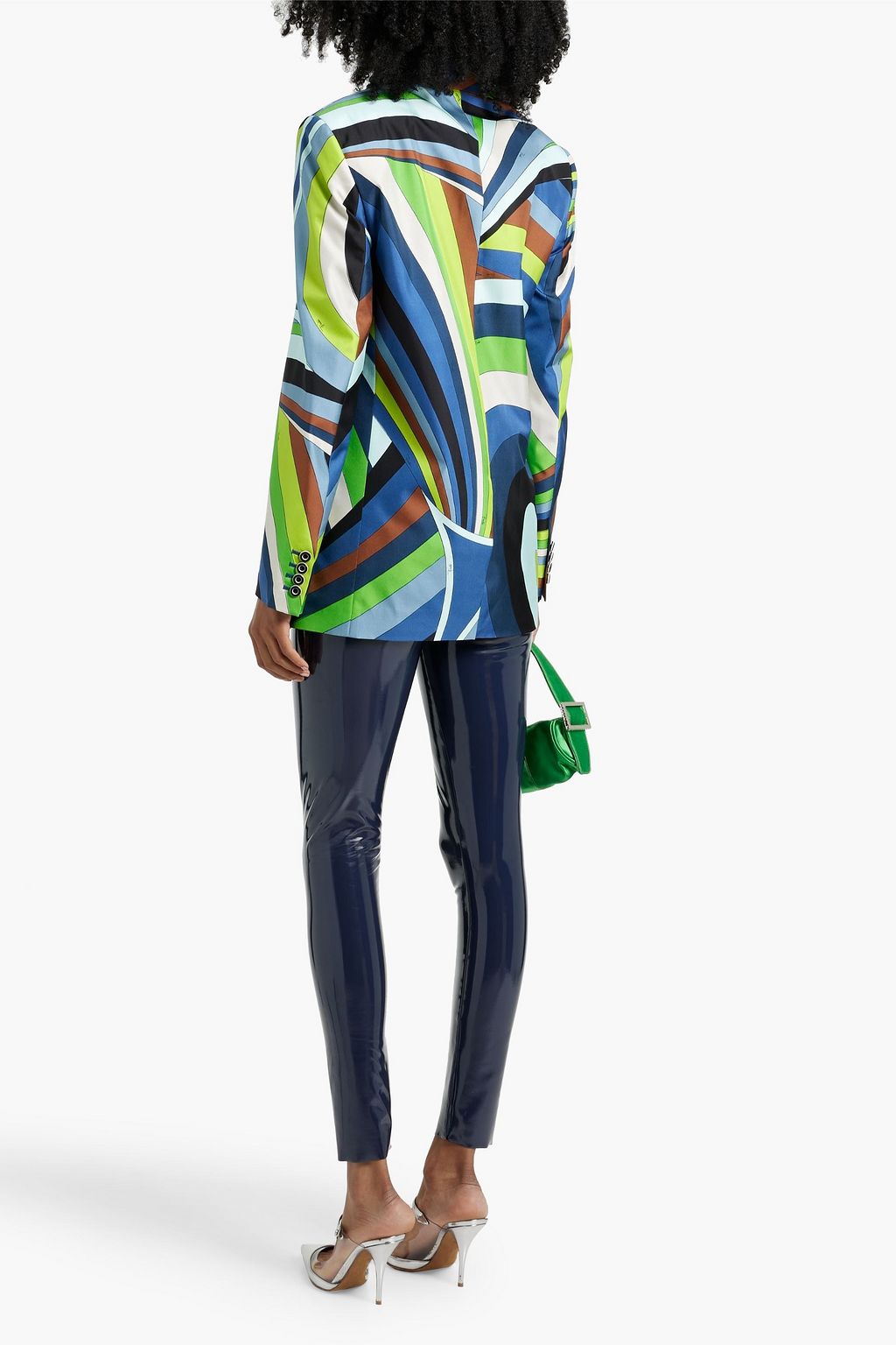 PUCCI シルクツイル ブレザー プリント入り