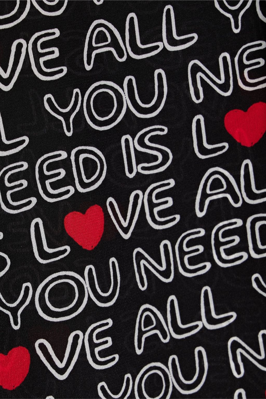 ALICE + OLIVIA قميص "ويلا" من حرير صيني مزين بطبعات