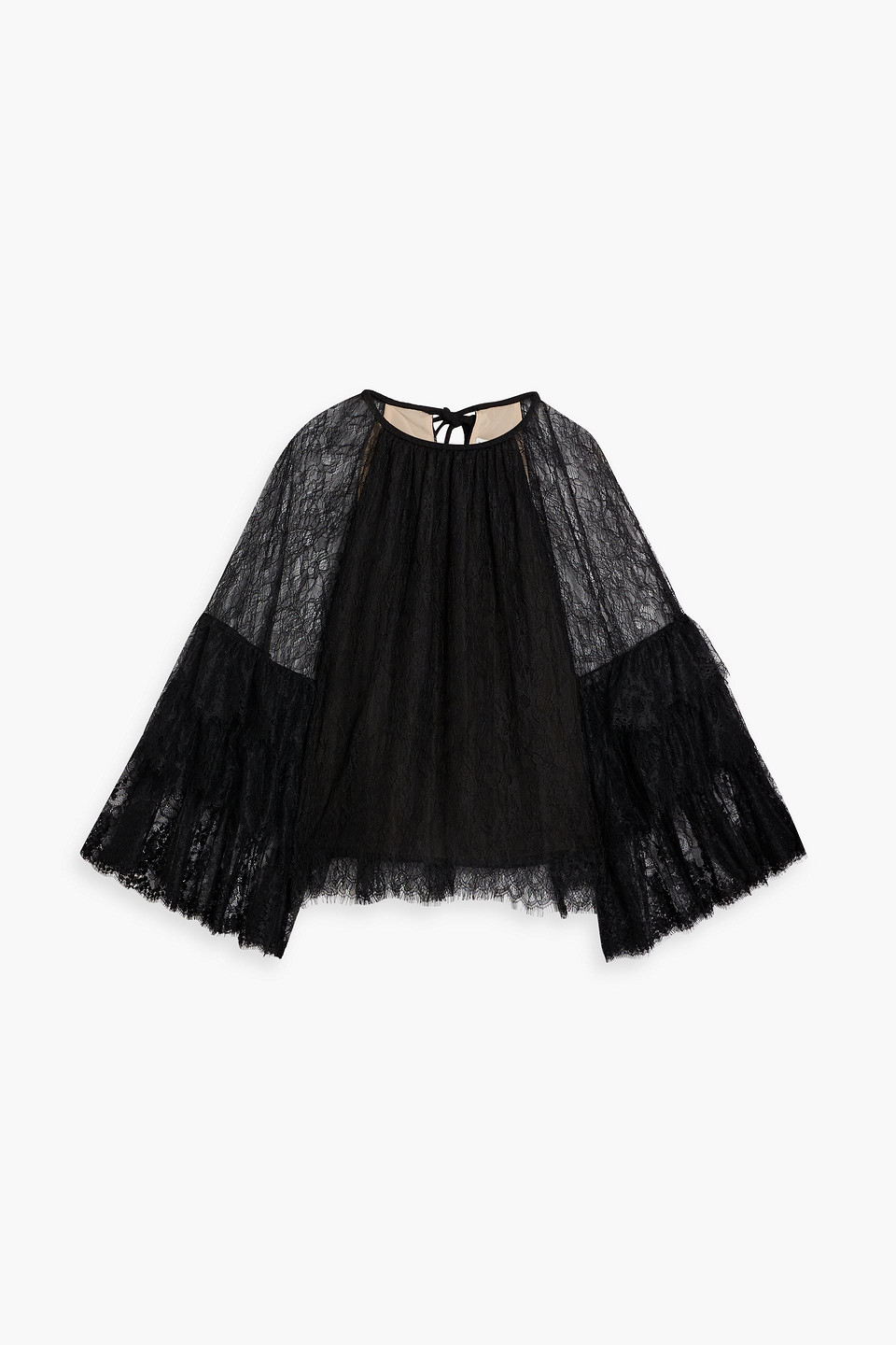 Delia tiered corded lace top