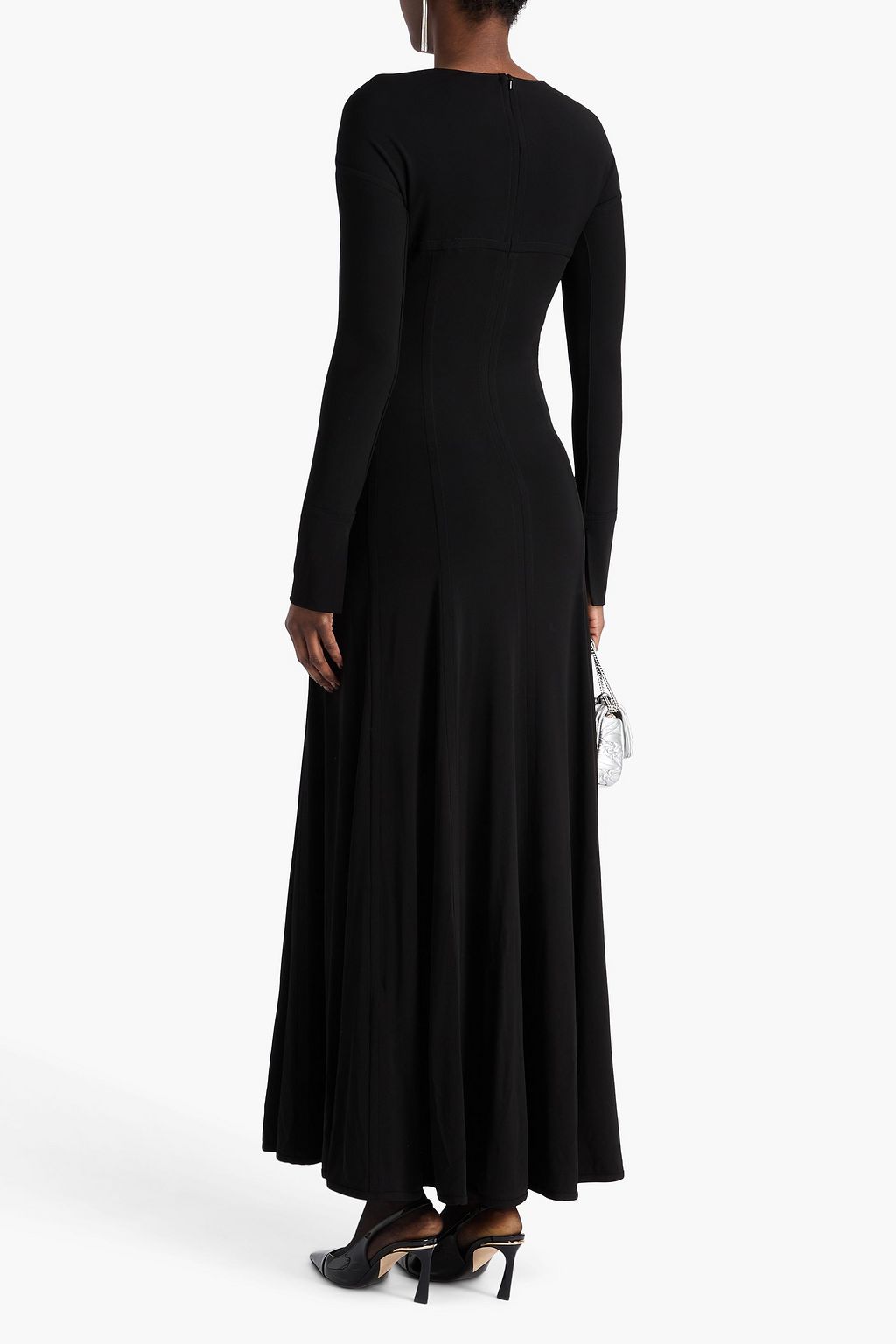 VICTORIA BECKHAM Cutout jersey maxi dress