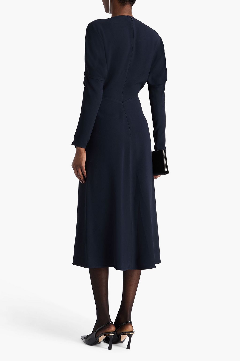 VICTORIA BECKHAM Crepe midi dress