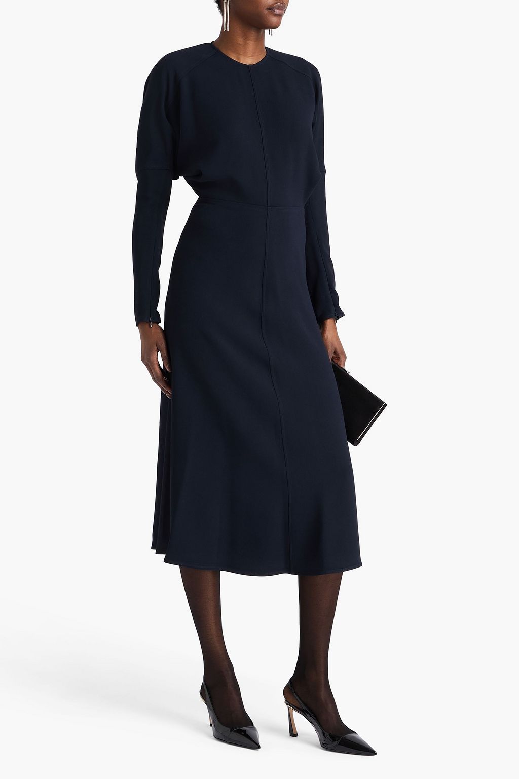 VICTORIA BECKHAM Crepe midi dress