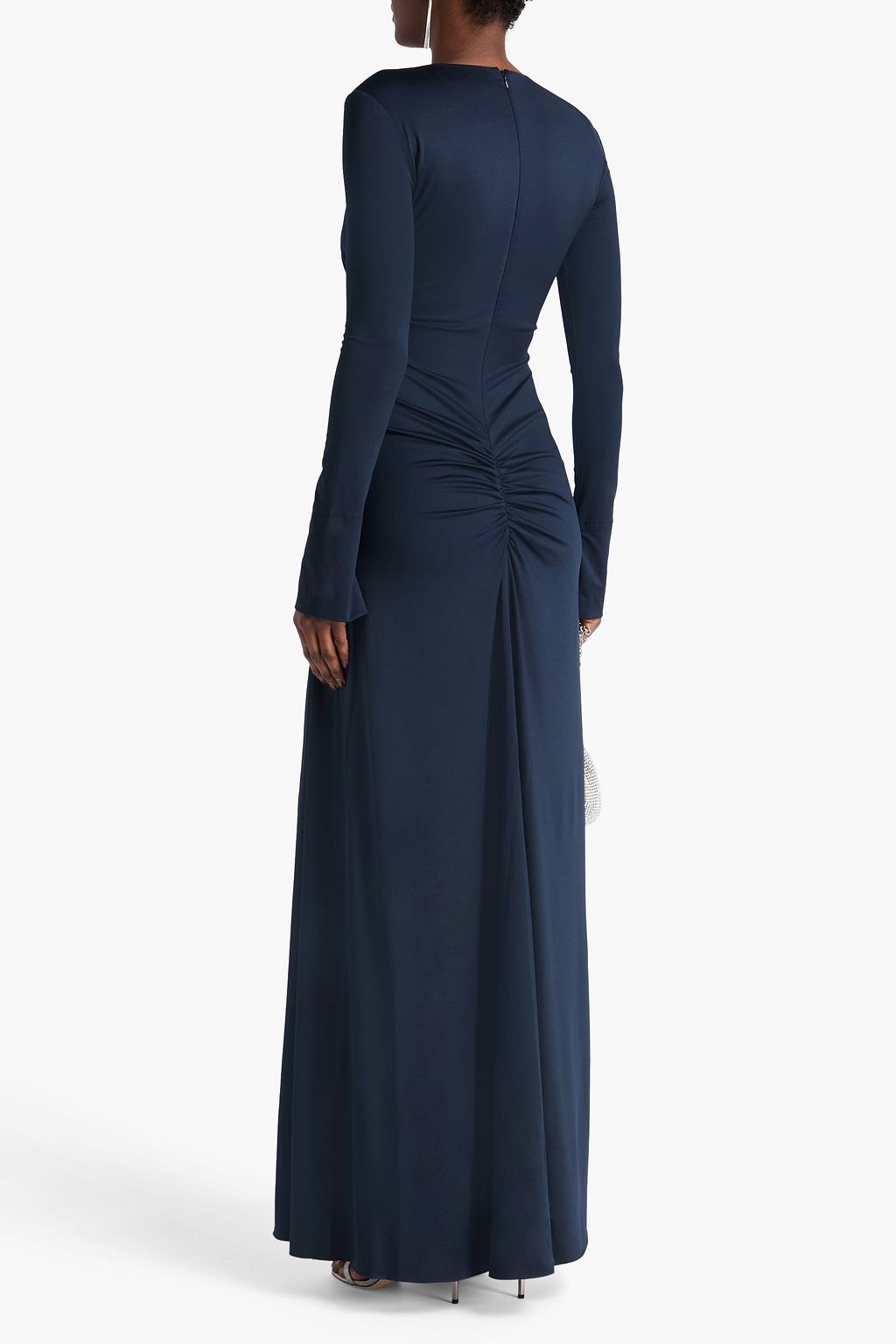 VICTORIA BECKHAM Ruched jersey gown