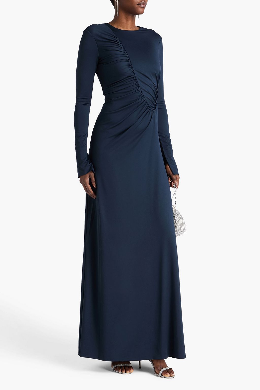 VICTORIA BECKHAM Ruched jersey gown